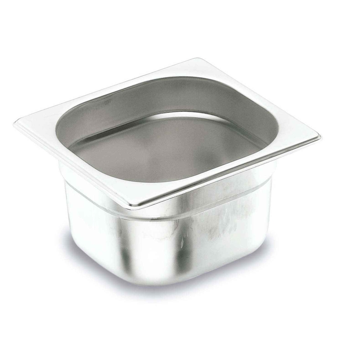 STAINLESS STEEL CONTAINER GN 1/6 200MM - LACOR - 8414271074295