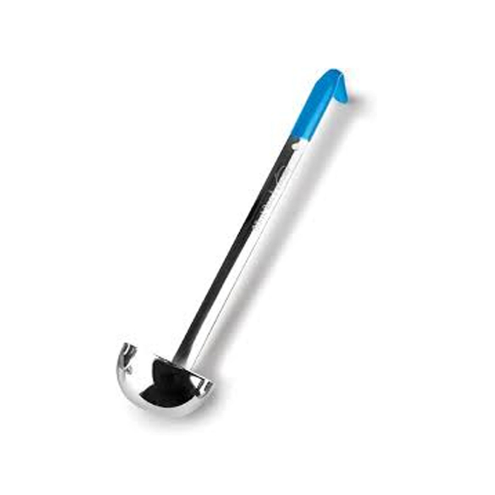 CONCHA INOX 26CM C/CABO PVC AZUL 60656 - LACOR - 8414271606564