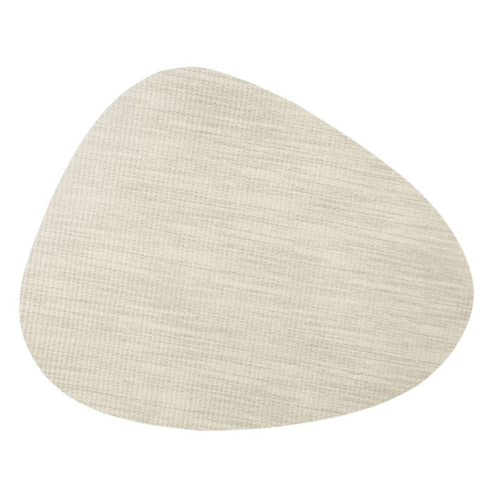 TOALHETE INDIV OVAL PVC 45X36CM BEIGE 66883 - LACOR - 8414271668838