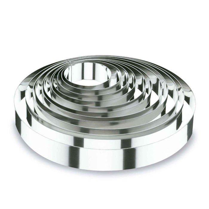ROUND S.STEEL RING ø24X6CM 68624 - LACOR - 8414271686245