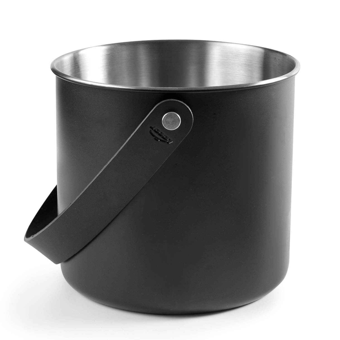 BALDE GELO MOON BLACK INOX Ø20CM C/ASA PELE 65420 - LACOR - 8414271654206
