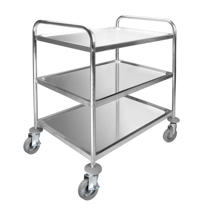 CARRO SERVIÇO INOX 3 ANDARES 82X64.5X94.5CM 66349 - LACOR - 8414271663499