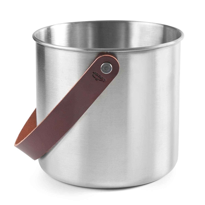 BALDE GELO MOON INOX Ø20XH19.5CM C/ASA PELE 65620 - LACOR - 8414271656200