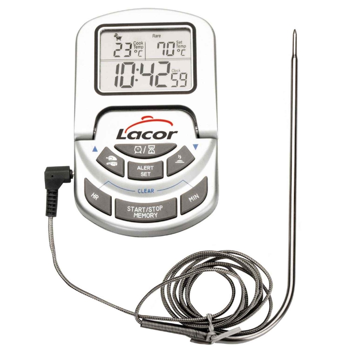 TERMOMETRO DIGITAL FORNO C/SONDA 0º/300ºC 62498 - LACOR - 8414271624988