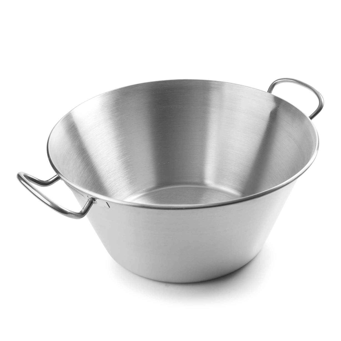 BACIA CONICA INOX C/ASAS ø40X18CM 15L 50840 - LACOR - 8414271508400