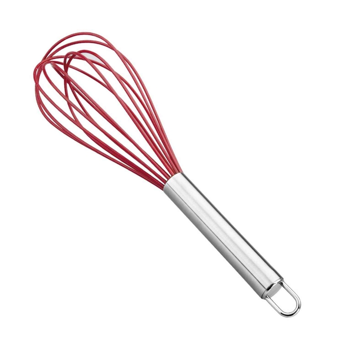 BATEDOR VARAS SILICONE VERMELHO 30CM 61623 - LACOR - 8414271616235