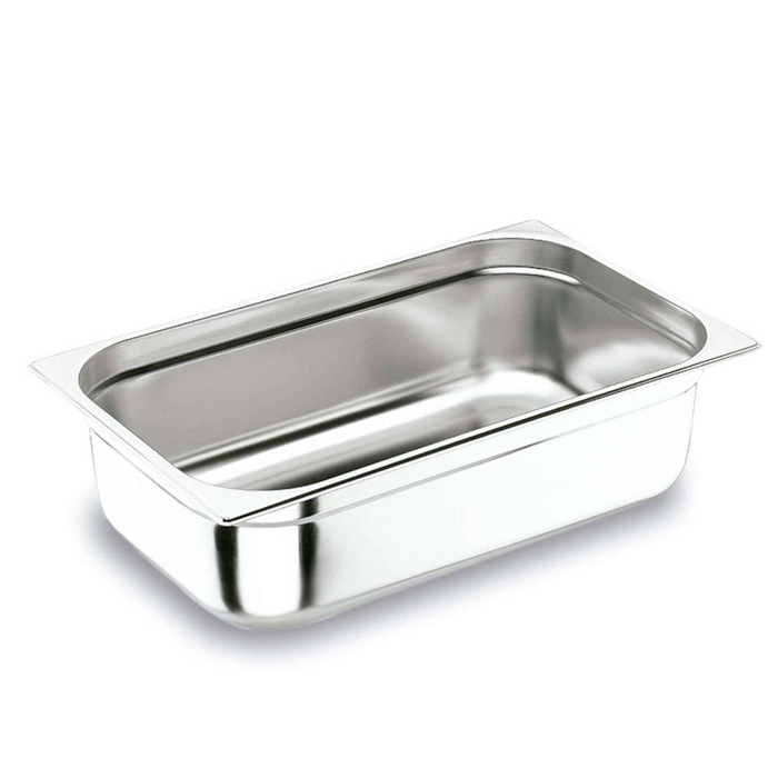 CONTAINER INOX G/N 1/1 100MM 66110 - LACOR - 8414271661105