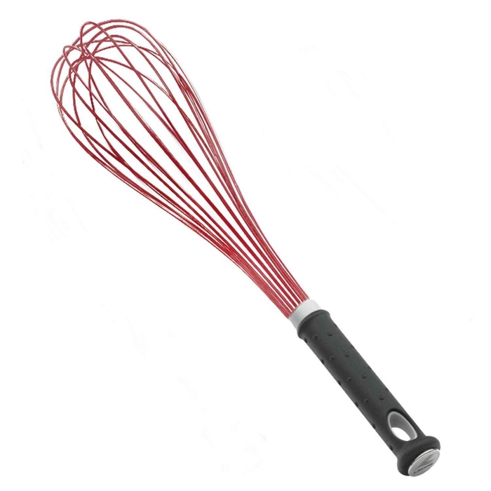 BATEDOR SILICONE VERMELHO FIBREGLASS 30CM 61529 - LACOR - 8414271615290