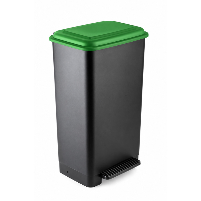 BALDE 42LT C/PEDAL PRETO C/TAMPA VERDE 768 23470 - PALMA & PALMA - 5602146234704