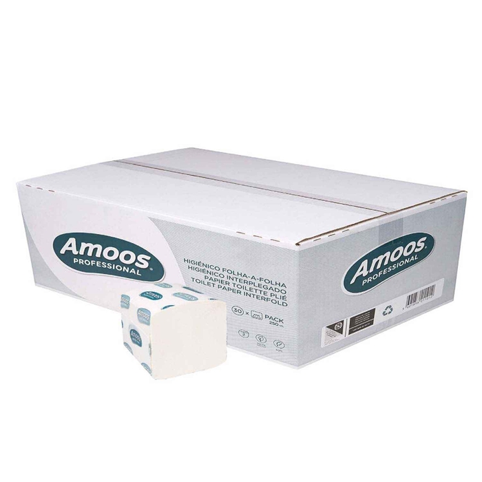 PAPEL HIGIENICO 2F AMOOS 21X11 P250 C7500 N621101 - PALMA & PALMA - 5601856211012