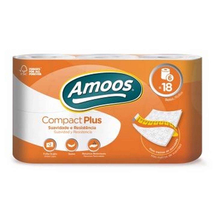 PAPEL HIG DOMESTICO 2 FLS 50MTS C/42 ROLOS H624828 - PALMA & PALMA - 5601856250028