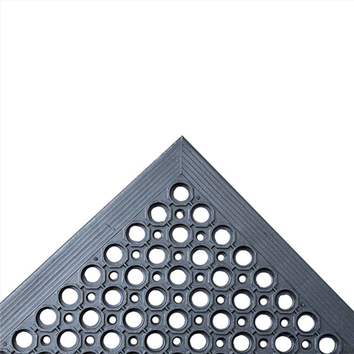 BLACK RUBBER CARPET 151X90.6CM - GARCIA DE POU - 18420499134472