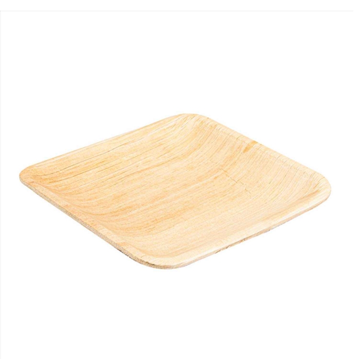 PALM LEAF SQUARE PLATE 15x1,5CM PACK 25UN - GARCIA DE POU - 8420499189314