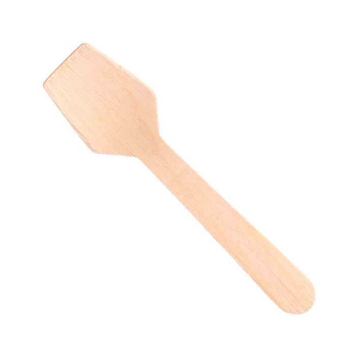COLHER GELADO MADEIRA 9.5CM PACK 100UN - GARCIA DE POU - 8420499170442