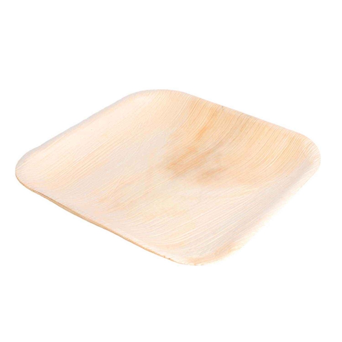 PRATO QUADRADO FOLHA PALMA 18X18CM PACK 25UN  - GARCIA DE POU - 8420499189321