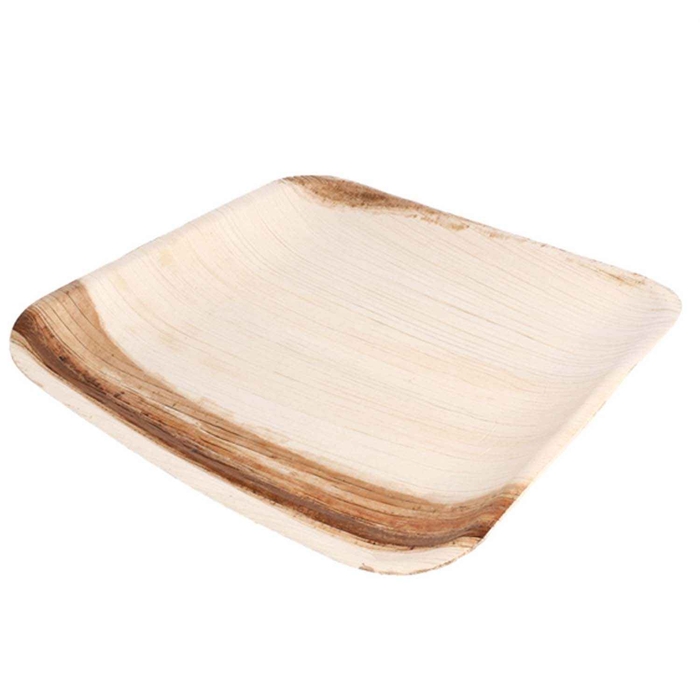 PRATO QUADRADO FOLHA PALMA 24X24CM PACK 25UN - GARCIA DE POU - 18420499189335