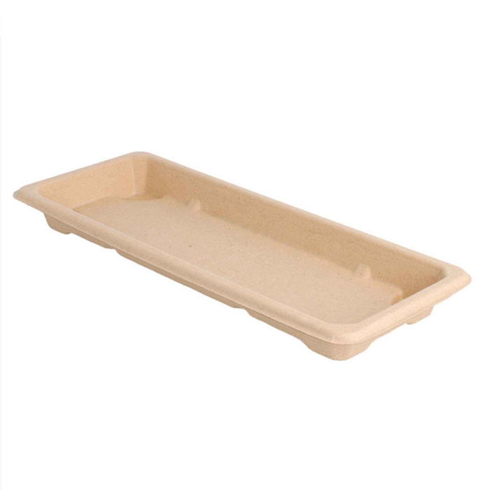 PACK 50 BANDEJAS SUSHI ''BIONIC'' 22x9x2 CM NATURA - GARCIA DE POU - 8420499212937