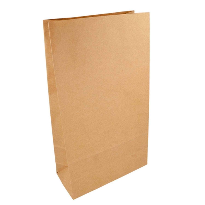 PACK OF 500 HANDLELESS BAGS - 70 G/M² - 20 + 9 x 34.5 CM - NATURAL KRAFT - GARCIA DE POU - 18420499206698