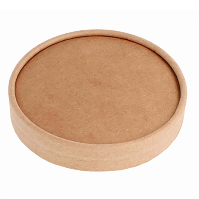 ICE CUP LID KRAFT 300ML Ø10CM PACK 50UN - GARCIA DE POU - 8420499233369
