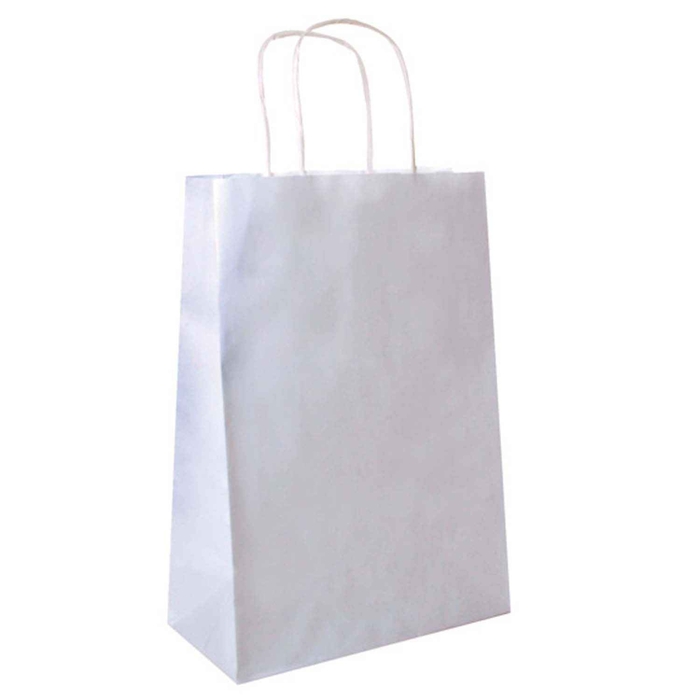 SACO KRAFT BRANCO C/ASAS 32+16X43CM 109.12 C/250 - GARCIA DE POU - 18420499109128