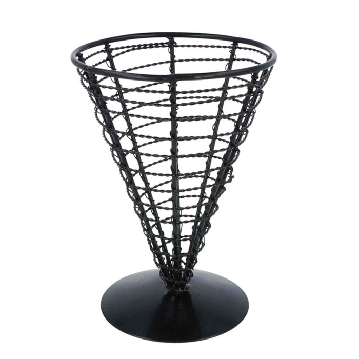 BLACK EPOXY WIRE CONE Ø12.8x18CM - GARCIA DE POU - 8420499161341