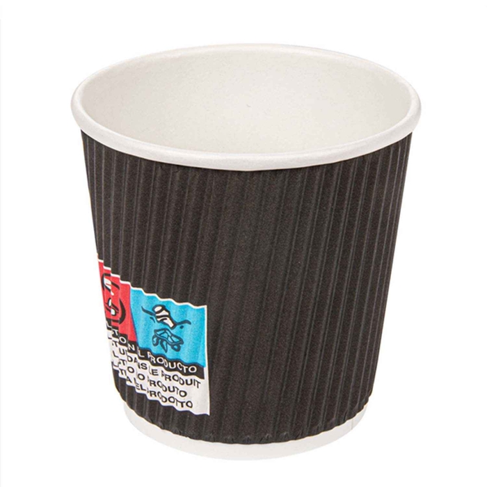 COPO PAREDE DUPLA PRETO 120ML PACK 1000UN - GARCIA DE POU - 18420499179091
