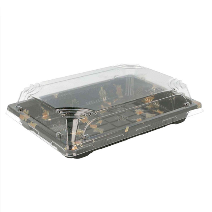 EMBALAGEM SUSHI NEGRA 18.8X13.5X4.8CM 191.50 C/50 - GARCIA DE POU - 1842049919150