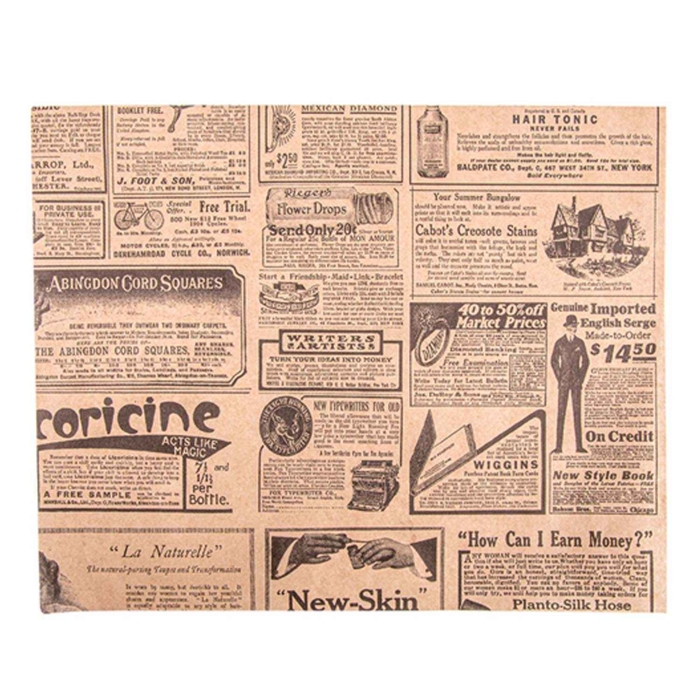 PAPER HAMBURGUER TIMES 25X20CM PACK 1000UN - GARCIA DE POU - 8420499233260