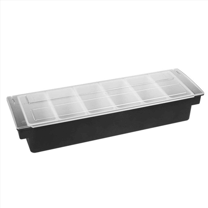 CONDIMENT CONTAINER 6 COMP. 49.5X15.7X9CM - GARCIA DE POU - 8420499133584