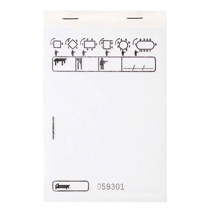 PACK OF 10 DUPLICATE AUTOCOPY ORDER PADS - 50 x 2 SHEETS - 10 x 15 CM - WHITE - GARCIA DE POU - 8420499177878