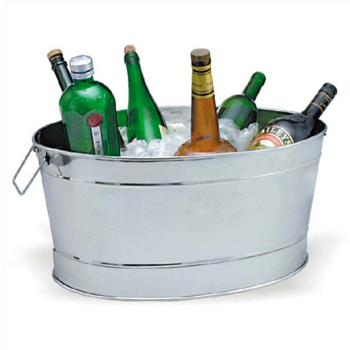 OVAL STAINLESS STEEL WASHER 52X36X24,5CM  - GARCIA DE POU - 8420499197036