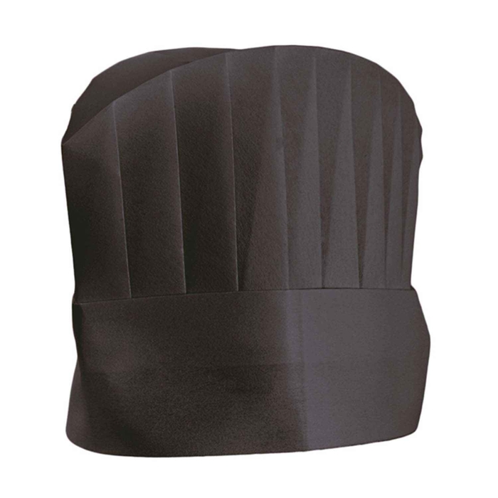 BLACK ROUND TOP NON WOVEN HAT 20CM PACK 10UN - GARCIA DE POU - 8420499193656