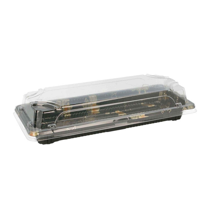 EMBALAGEM SUSHI ORIENTAL NEGRA 22x9x4 145.39 C/50 - GARCIA DE POU - 8420499145396