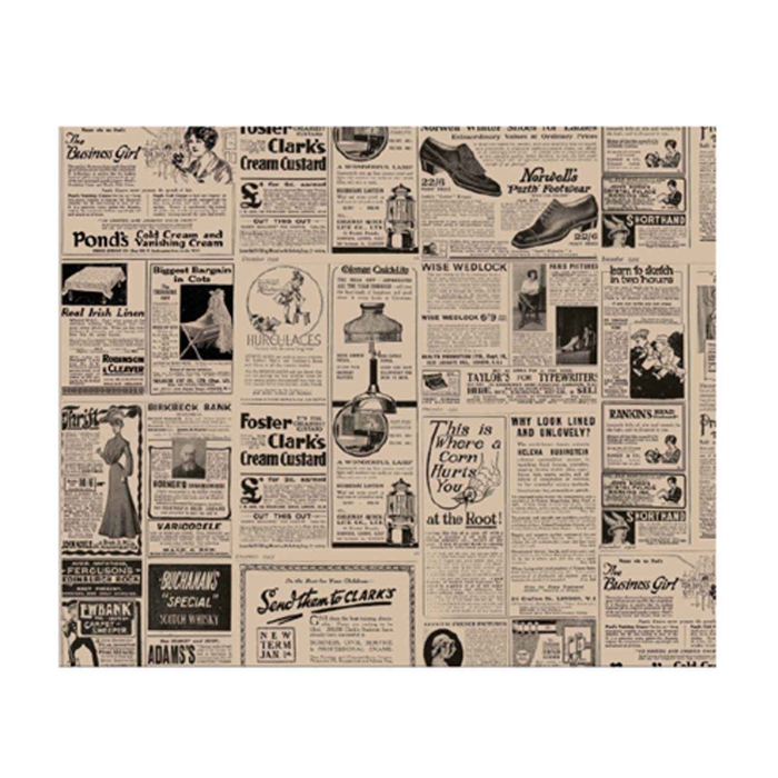 PAPEL HAMBURGER TIMES 28X34CM PACK 1000UN - GARCIA DE POU - 8420499217536