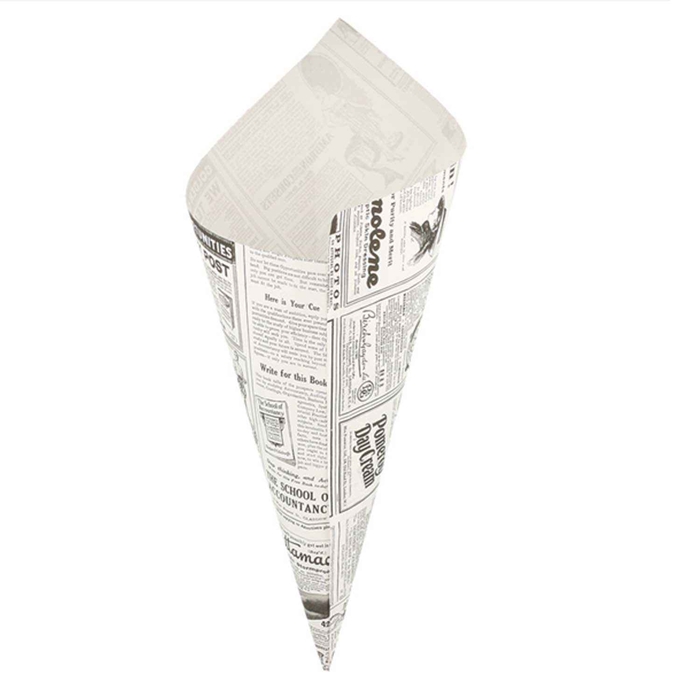 ANTI FAT NEWSPAPER CONE 400G PACK 250UN - GARCIA DE POU - 8420499167459