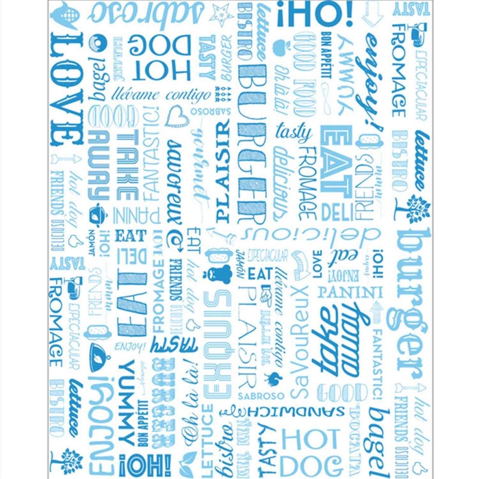PAPEL ANTI-GORDURA PAROLE 28X34CM PACK 1000UN - GARCIA DE POU - 8420499229416