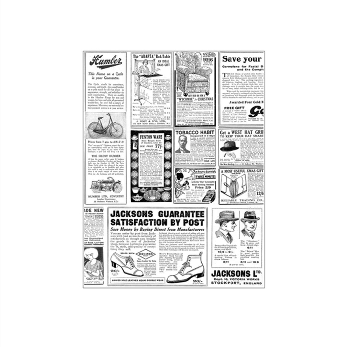 PAPEL HAMBURGUER JORNAL 28X34 CM PACK 1000UN - GARCIA DE POU - 8420499169125