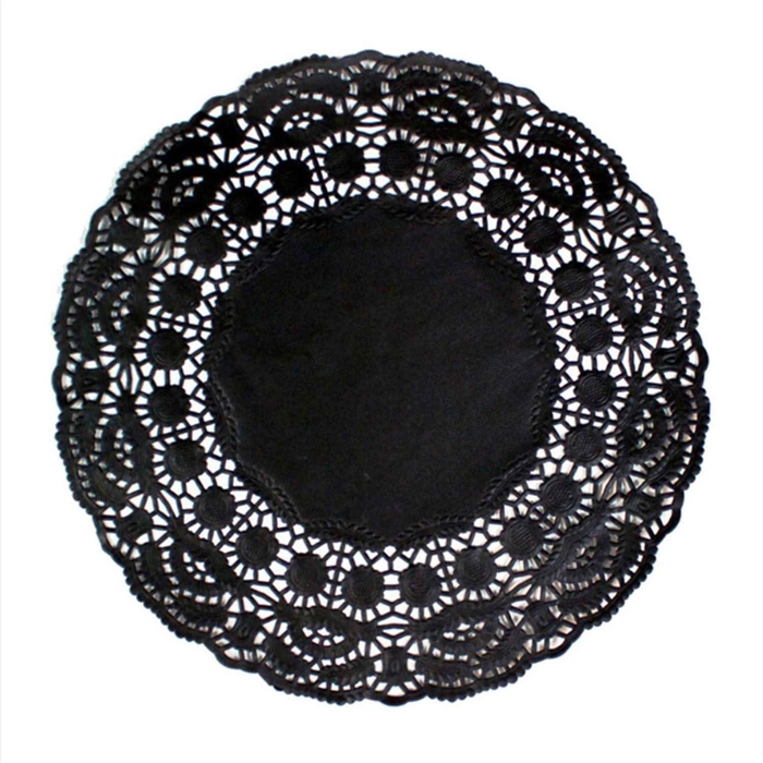 NAPERON REDONDO PRETO 9CM 169.75 C/250 - GARCIA DE POU - 8420499169750