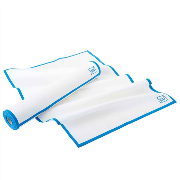PANO ROLL DRAP BRANCO C/CENEFA AZUL 40X64 PN4064A03-R04N-101CA - ROLL DRAP - 8424696206003