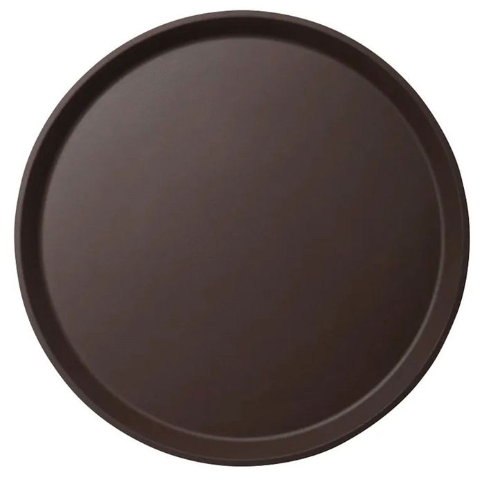 BANDEJA ANTID Ø35.5CM FIBRA VIDRO CASTANHA 1400CT138 - CAMBRO - 0099511118380