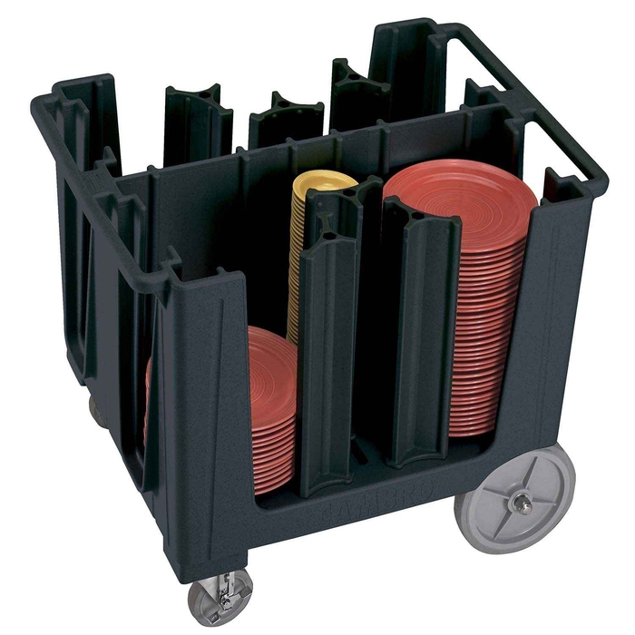 CARRO PRATOS AJUSTAVEL PRETO 6 COLUNAS ADCS110 - CAMBRO - 0995141045532
