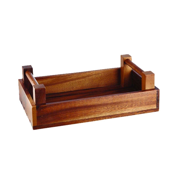 CESTA MADEIRA RECT 34X20X10CM C/PEGAS ZCAWRCTC1 - CHURCHILL - 5034414373462