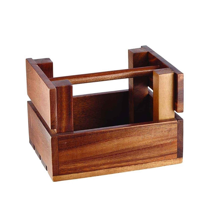 CESTA MADEIRA RECT 20X16X12CM C/ASA ZCAWRCTT1 - CHURCHILL - 5034414373448