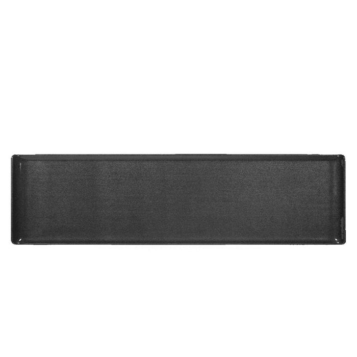 MELAMINE BUFFET BLACK RECTANGULAR TRAY 56X15.3CM - CHURCHILL - 5034414339895