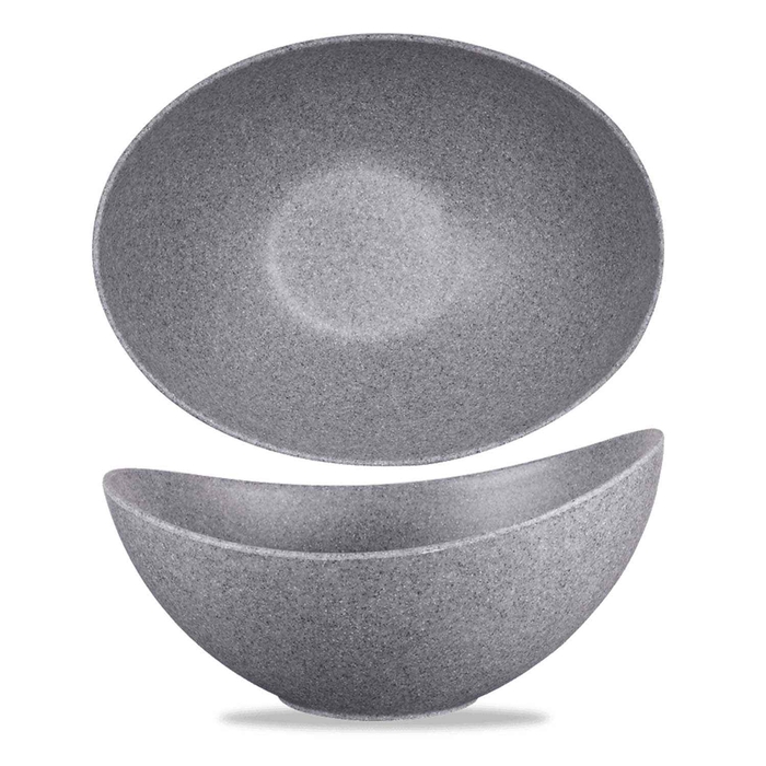 MOONSTONE GRANITE MELAMINE BOWL 35.5X25X18CM - CHURCHILL - 5034414410679