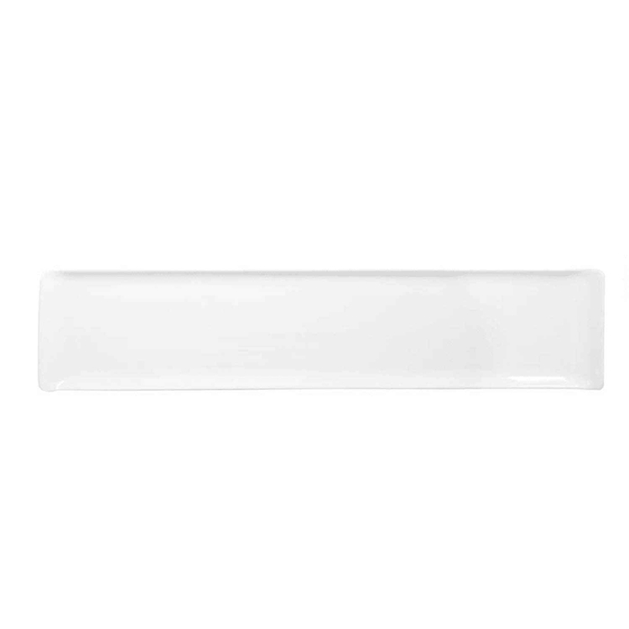MELAMINE BUFFET WHITE RECTANGULAR TRAY 58X20CM - CHURCHILL - 5034414340631