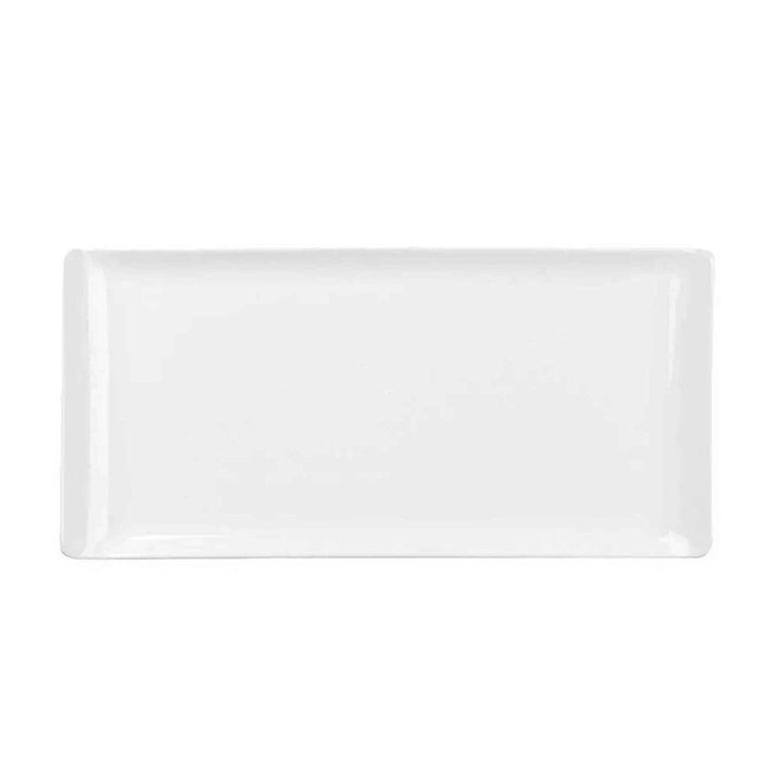 MELAMINE BUFFET WHITE RECTANGULAR TRAY 53X32CM - CHURCHILL - 5034414340662