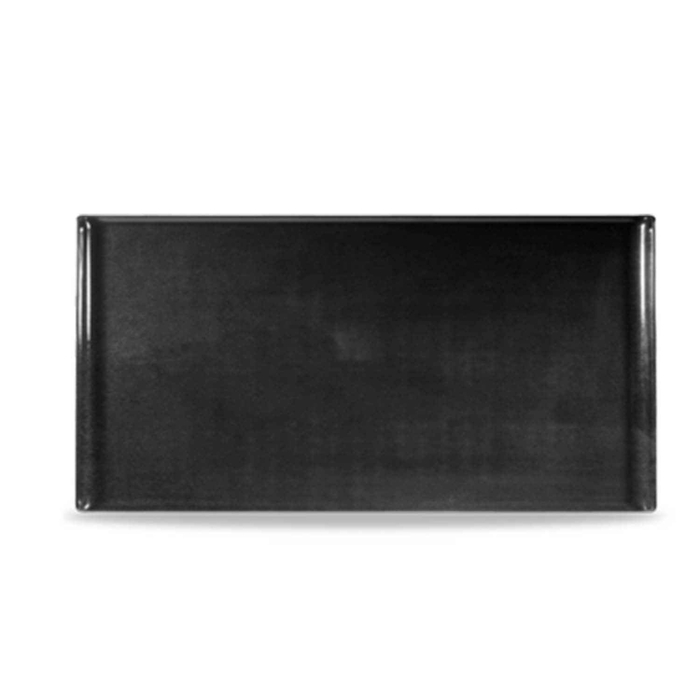 MELAMINE BUFFET BLACK RECTANGULAR TRAY 53X33CM - CHURCHILL - 5034414339949