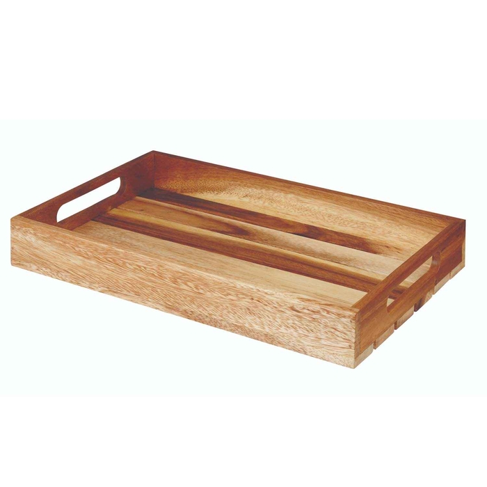 WOOD MEDIUM WOODEN CRATE 38X24X4.8CM - CHURCHILL - 5034414390490