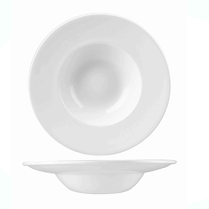 PROFILE WIDE RIM PLATE 24CM WHVWBM1 - CHURCHILL - 5034414361520